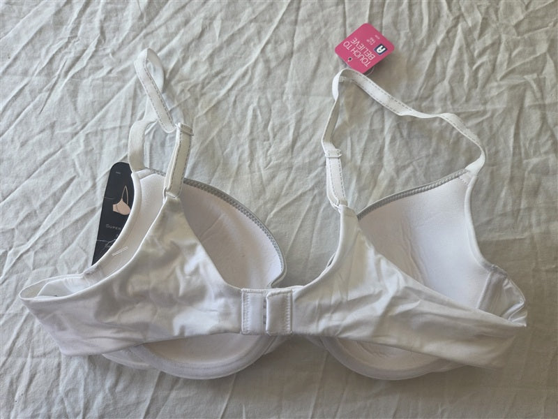 NWTD Maidenform 34A White Comfort Devotion Embellished Coverage Bra 9402 137114