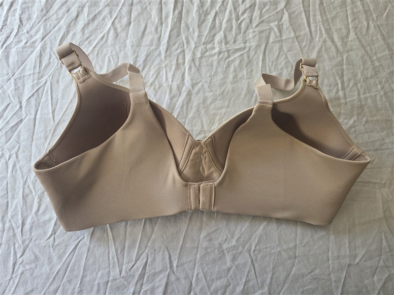 NWOT Vanity Fair 36B Beauty Back Wirefree Bra 72345 Beige 137116