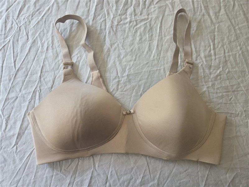 NWOT Vanity Fair 36B Beauty Back Wirefree Bra 72345 Beige 137116