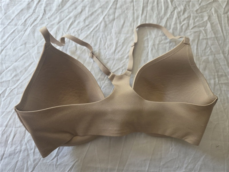 NWOT Maidenform 32D Dream Front Close Racer Back 7746 Beige 137117