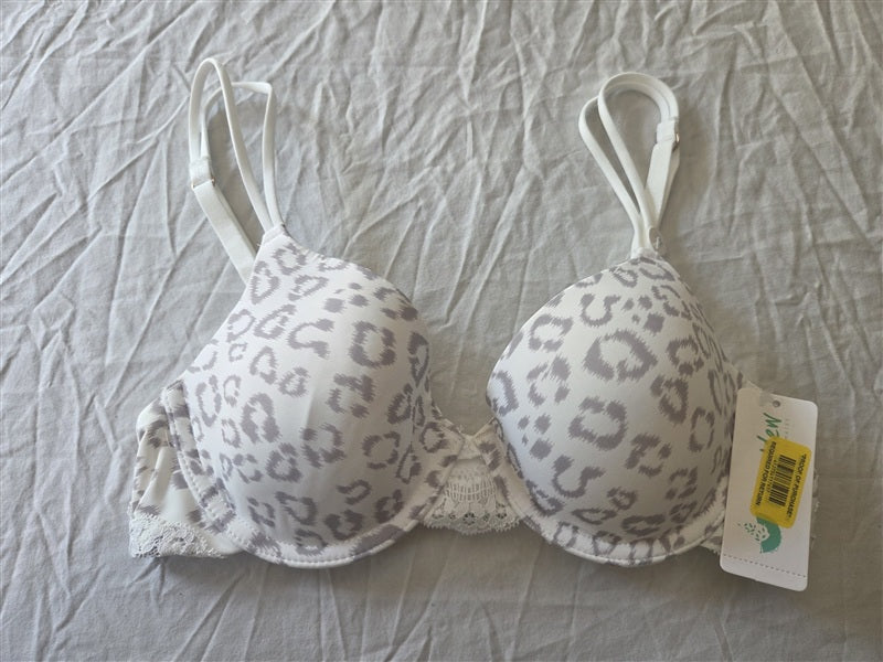 NWt honeydew 32C Willow Contour Lace & Mirco Demi Bra 30074 Cheeta 137119