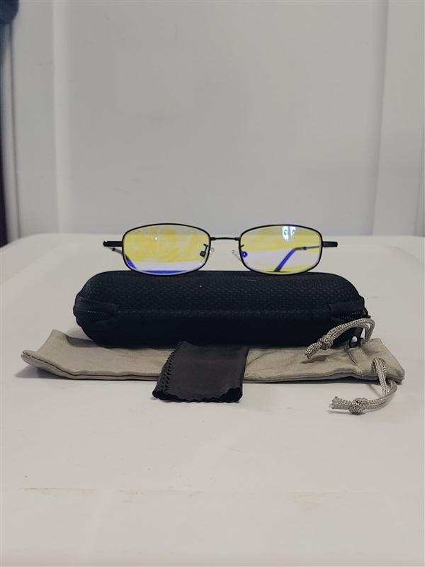 NWT CessBlue Kids Small Rectangle Blue Light Blocking Glasses UV Glare 87291