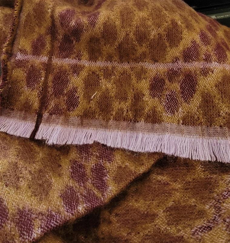 Echo Dragon Scale Purple & Gold Scarf 91770