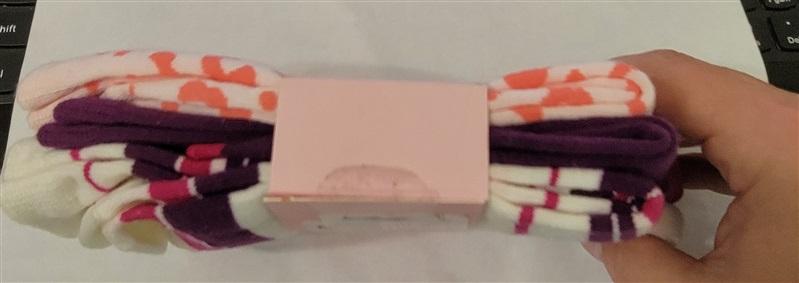 NWT Kate Spade Animal & Stripes Print 3 Pack Socks 92074