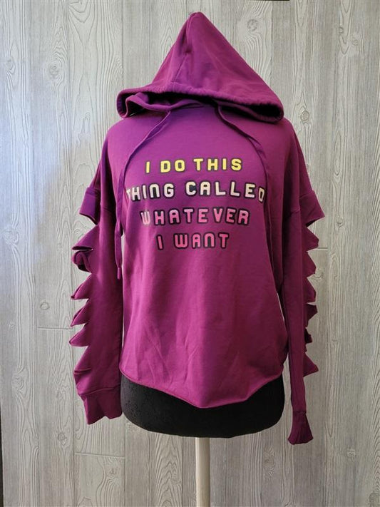 Wildfox SM I Do this Thing Called Whatever I Want Hoodie Sweatshirt 92160