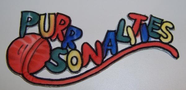 New Quiltz 10 Iron On Applique Purr-sonalities CAT Patch 30167