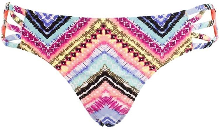 NWT California Waves M ZiG Zag Under The Sun Strappy Bikini Bottom 86210