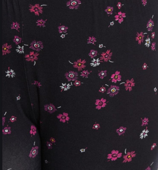 New Kensie 2X Printed Knit Top & Pants Pajama Set Blue & Pink #77106