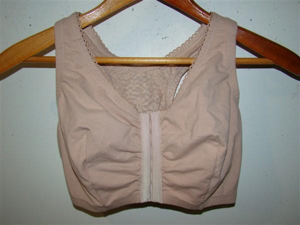 NWOT Glamorise 46 G/H Complete Comfort Cotton T-Back Bra 1908 Beige #83762