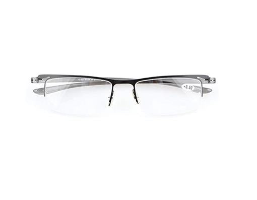 EyeKepper Half Rim Reading Glasses Black Unisex 4.0 86107