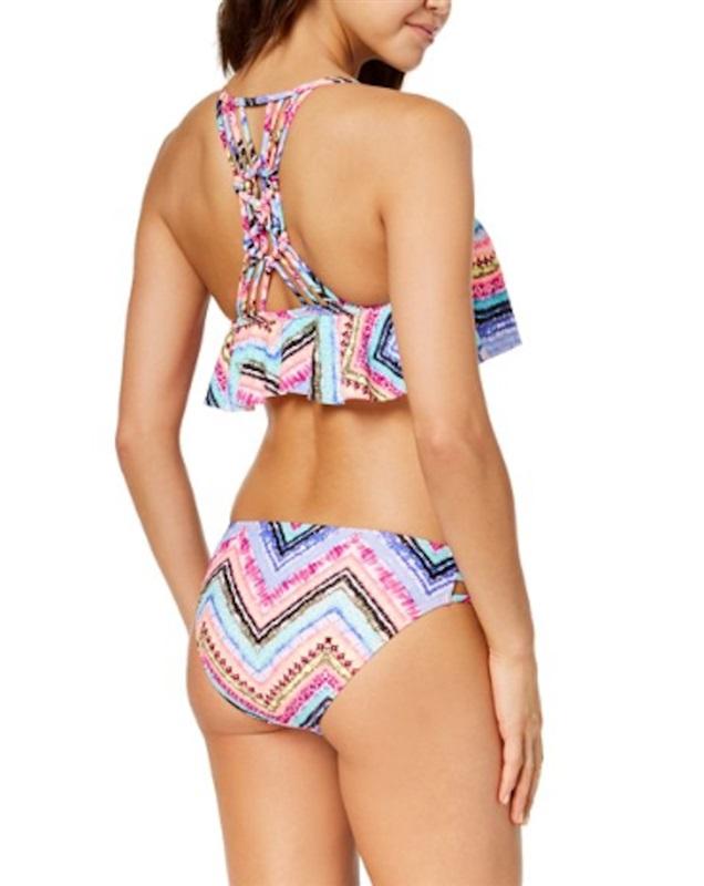 NWT California Waves M ZiG Zag Under The Sun Strappy Bikini Bottom 86210