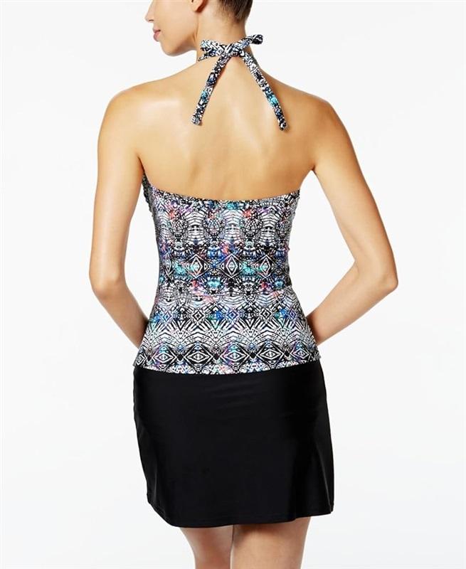 NWT Island Escape 6 Capadocia Rincon Cut-Out High-Neck Tankini #86776