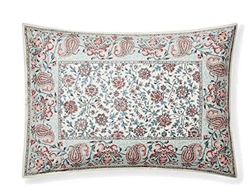 NWT Ralph Lauren Belle Pointe Avah White Floral Standard Sham Cotton 87054