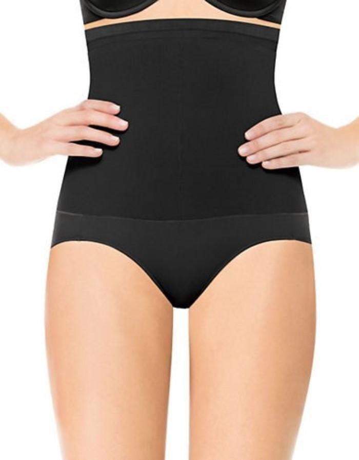 NWT ASSETS Red Hot Label Spanx FS4115 Flat Out Flawless Hi Waist L Brief 87086
