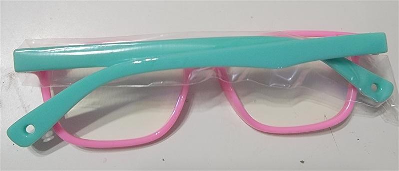NWT Children's Pink & Green Blue Light Blocking Glasses 87314