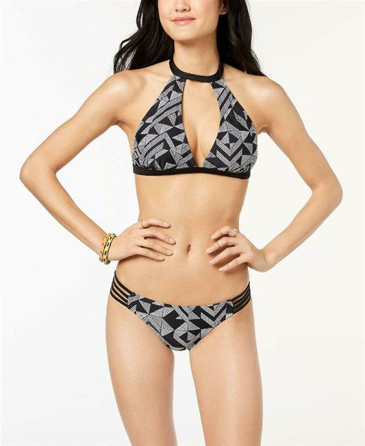 NWT Hula Honey Maze Muse M Strappy Cheeky Swim Bottoms 88012