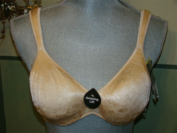 NWOT Bali 38DDD Live It Up Full Coverage Underwire Bra 3353 Beige #88284