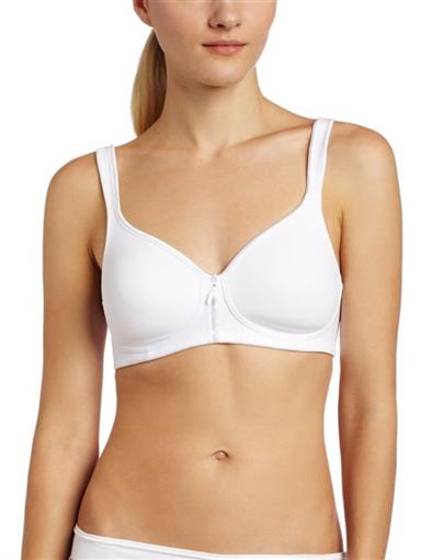 NWOTD Vanity Fair 40D Body Caress Full Coverage Wirefree Bra 72335 White #89479