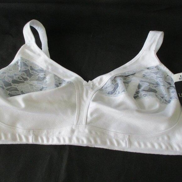 NWOT Lunaire 34DD Lace Soft Cup Bra 16041L White #90053