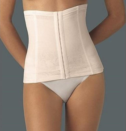 NWOT Flexees lg Ivory Instant Slimmer Long Torso Waist Nipper 6868 #90155