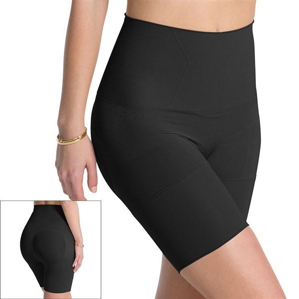 ASSETS Red Hot Label Spanx S Flatout Flawless Mid-Thigh Shaper FS3915 Blk 90192