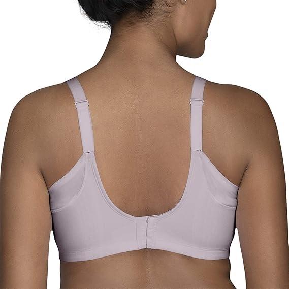 NWT Vanity Fair 38D Wirefree Extend Side Back Smoother 72267 Purple Bra #90213