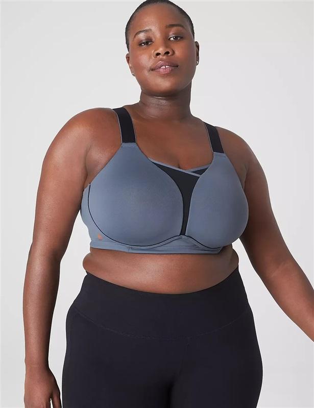 NWT Lane Bryant LIVI 40D Active Medium-Impact Wicking No-Wire Sport Bra