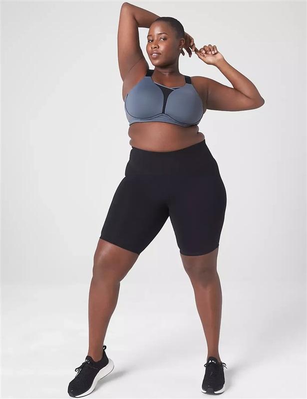 NWT Lane Bryant LIVI 40D Active Medium-Impact Wicking No-Wire Sport Bra