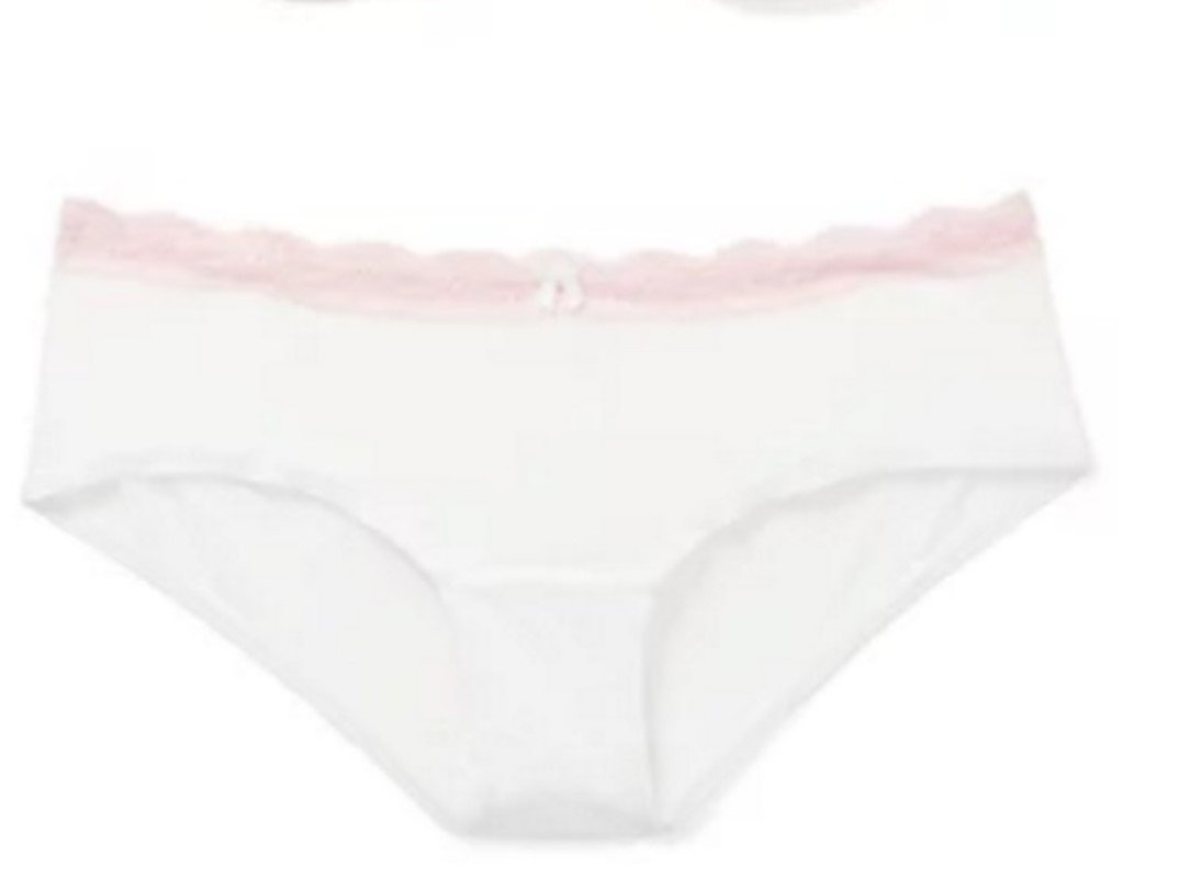 NWT Adore Me Large Annabelle Hipster White #90383