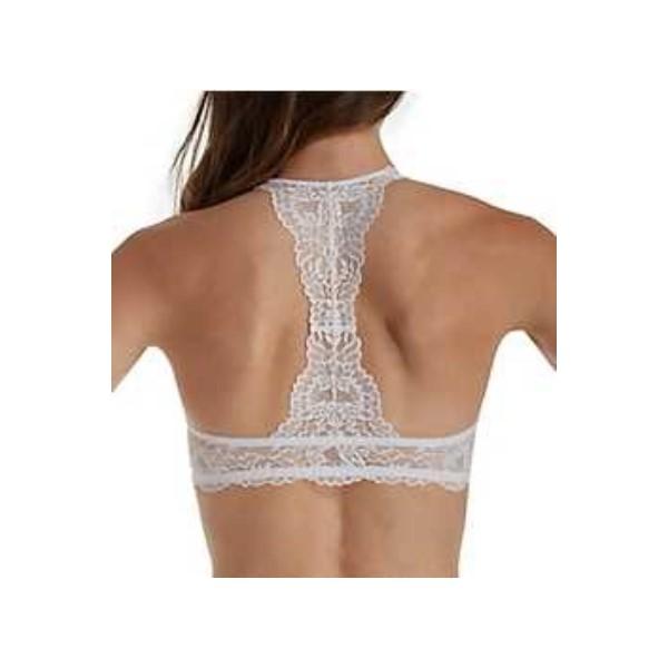 NEw Maidenform Lace Racerback Bralette DM1126 Gray M 90611