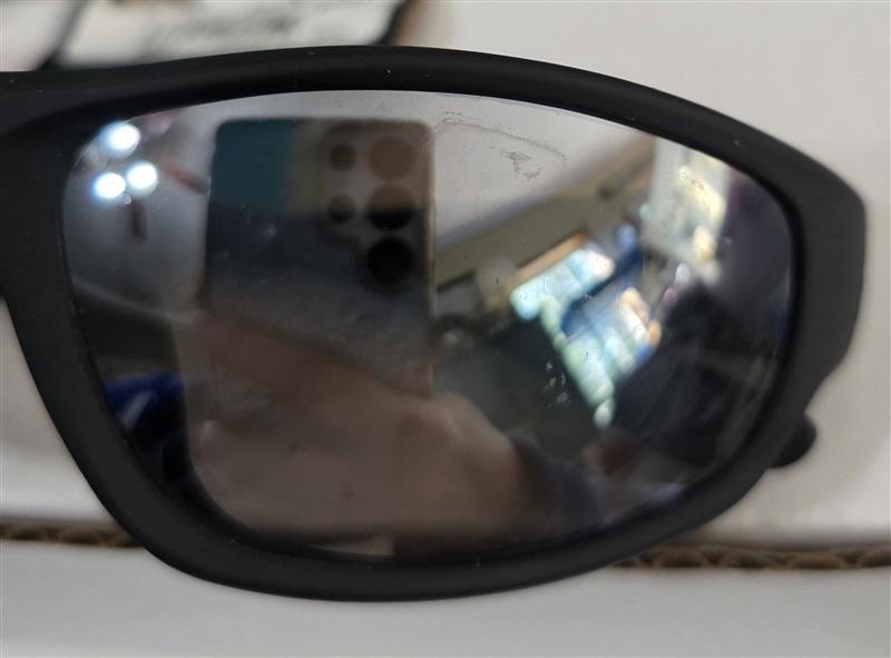 NWT Foster Grant Fast Lane Black Sunglasses Black Polarized Lens #90619