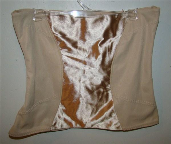 NWT L Flexees Waist Nipper Shaper Easy Up Pull On Beige 2368 #90728