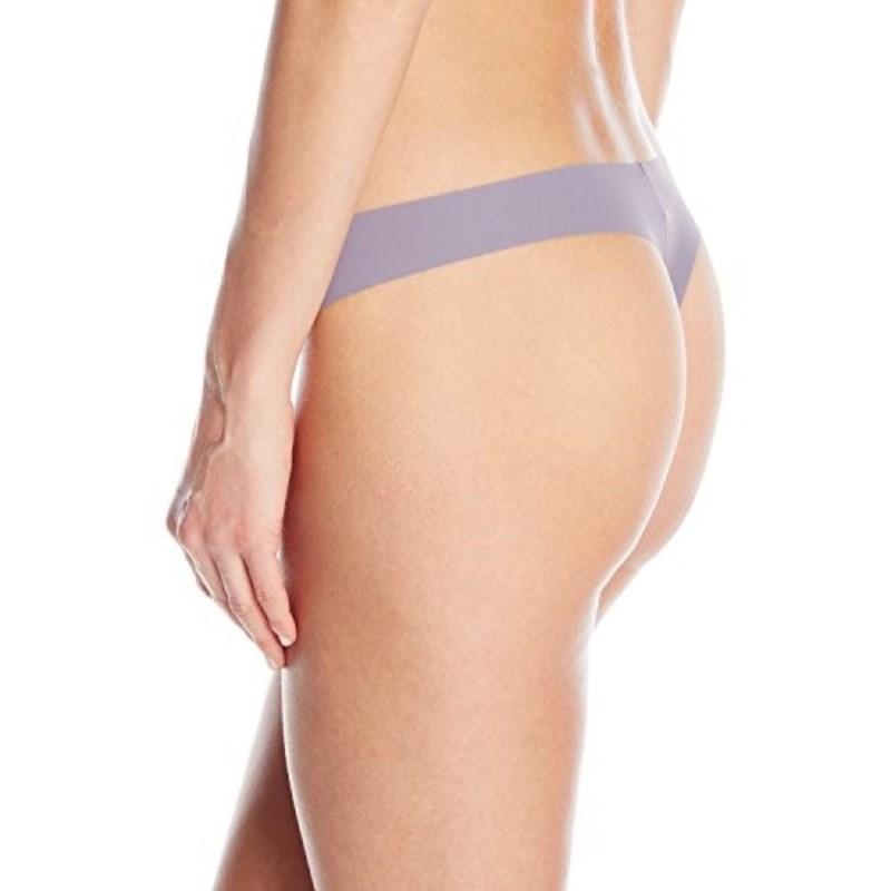 NEW Calvin Klein Invisibles Microfiber Thong Panty D3428 Blue S #91790