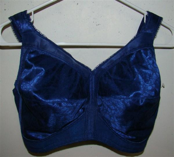 NEW Playtex 18 Hour 38C Original Comfort Strap Wirefree Bra 4693 Blue #91856