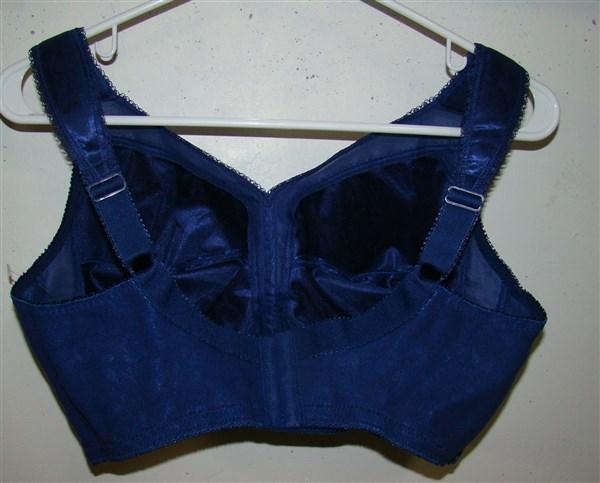 NEW Playtex 18 Hour 38C Original Comfort Strap Wirefree Bra 4693 Blue #91856