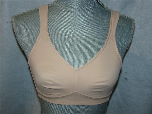 NWOT Amoena 32DD Marlena Seamless Soft Cup Bra 2167 Beige #91884