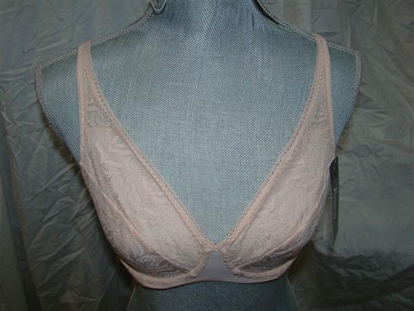 NEW Paramour 42H Carolina Unlined Full Coverage Plunge Bra 215011 Pink #91913
