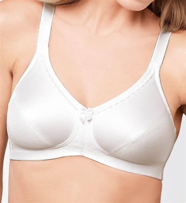 NWT Amoena 34A Rita Soft Cup Mastectomy Bra 2004 White #91925