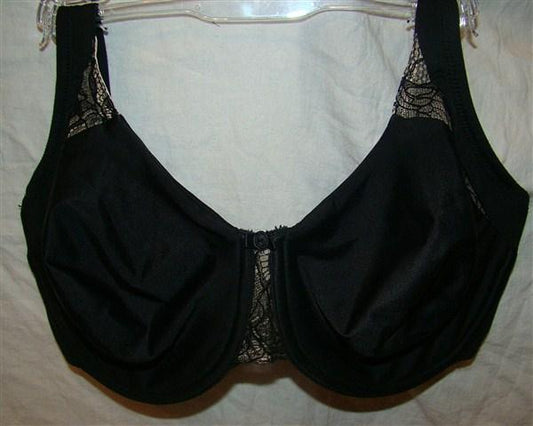 PO Wacoal 38D Finer Things Seamless Underwire Bra 85824 Black 91932