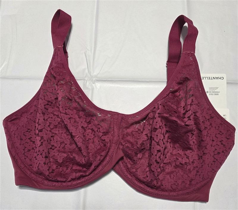 NWT Chantelle NORAH 32D SEAMLESS COMFORT BRA Wine 13F1 127197