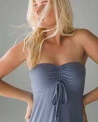 NWT Soma SM Ultimate Strapless Maxi Bra Dress Blue 92118