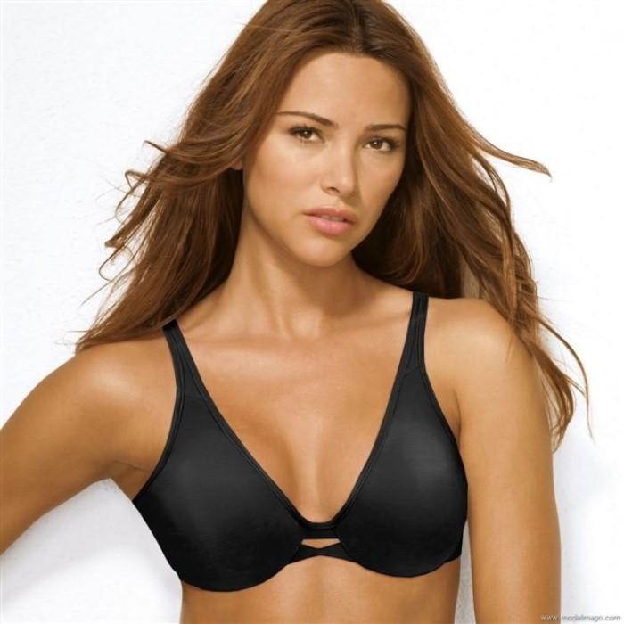 NWOT Lilyette 40D Keyhole Black Underwire Minimizer Lace 0904 Bra #92247