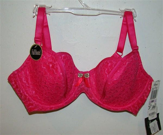 NWT Paramour 38D Animal Instinct Full Busted Lace Contour Bra 135199 Pink #92357