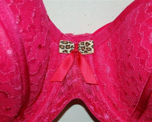 NWT Paramour 38D Animal Instinct Full Busted Lace Contour Bra 135199 Pink #92357