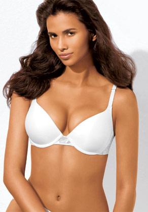 NWT Lilyette 871 Ivory Push Up Bra 38D Embroidered #92359