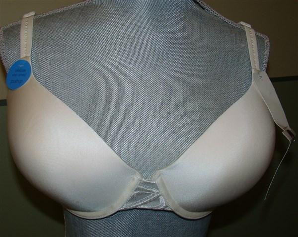 NWT Lilyette 871 Ivory Push Up Bra 38D Embroidered #92359