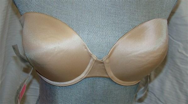 NWT Maidenform 38D Custom Lift Strapless Bra Beige 9455 #92395
