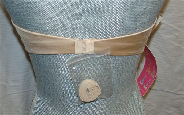 NWT Maidenform 38D Custom Lift Strapless Bra Beige 9455 #92395