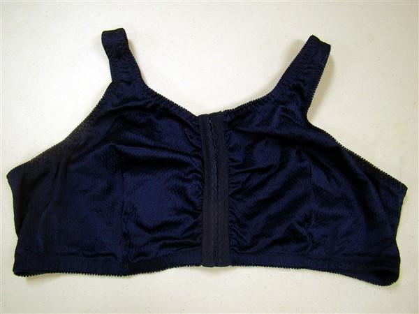 NWOT Leading Lady 52 B/C/D Zig Zag Weave Leisure Soft Cup Bra 151 Blue #92412