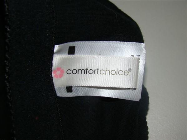 NEW 46B Comfort Choice Wirefree Front Hook Seamless Bra Black #63027